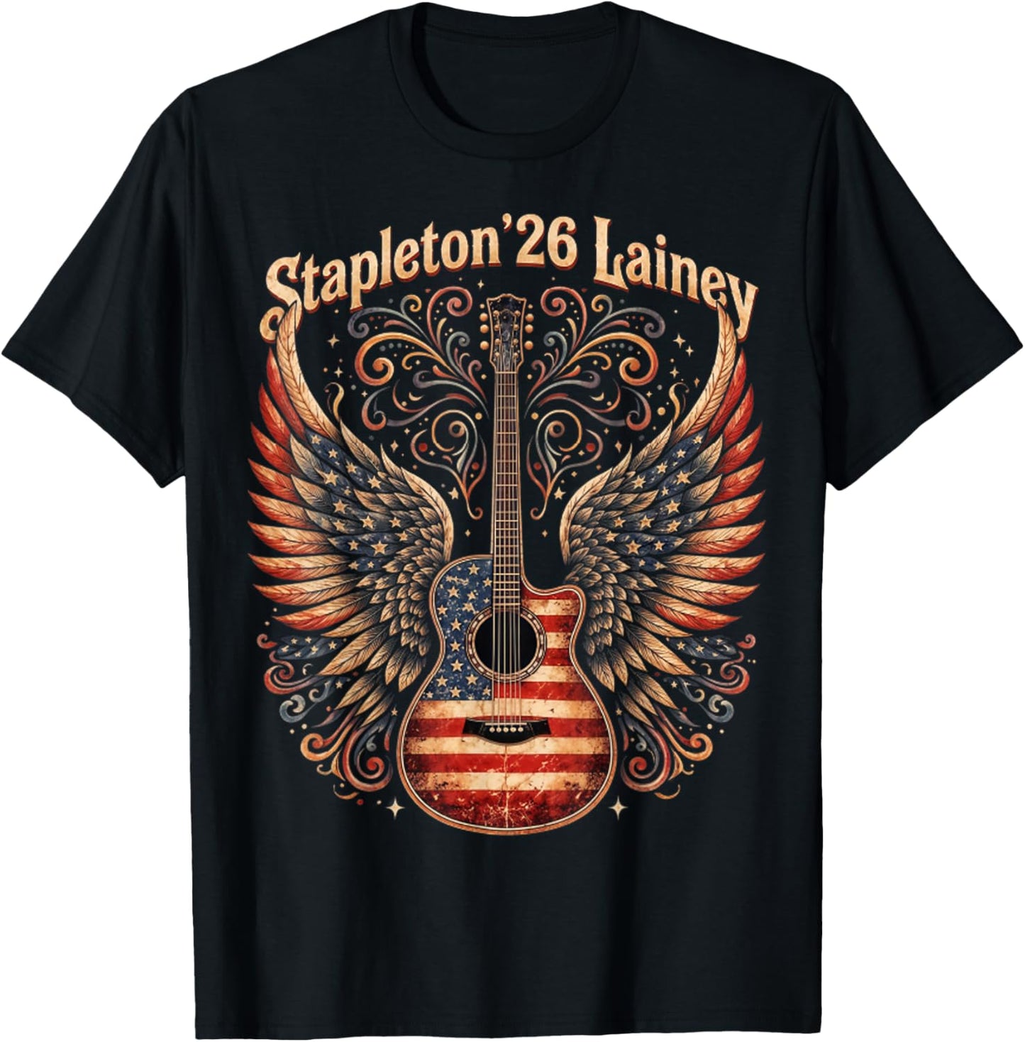 Vintage Stapleton 26 Lainey Name Gift Women Kids T-Shirt - T-Shirt | Black
