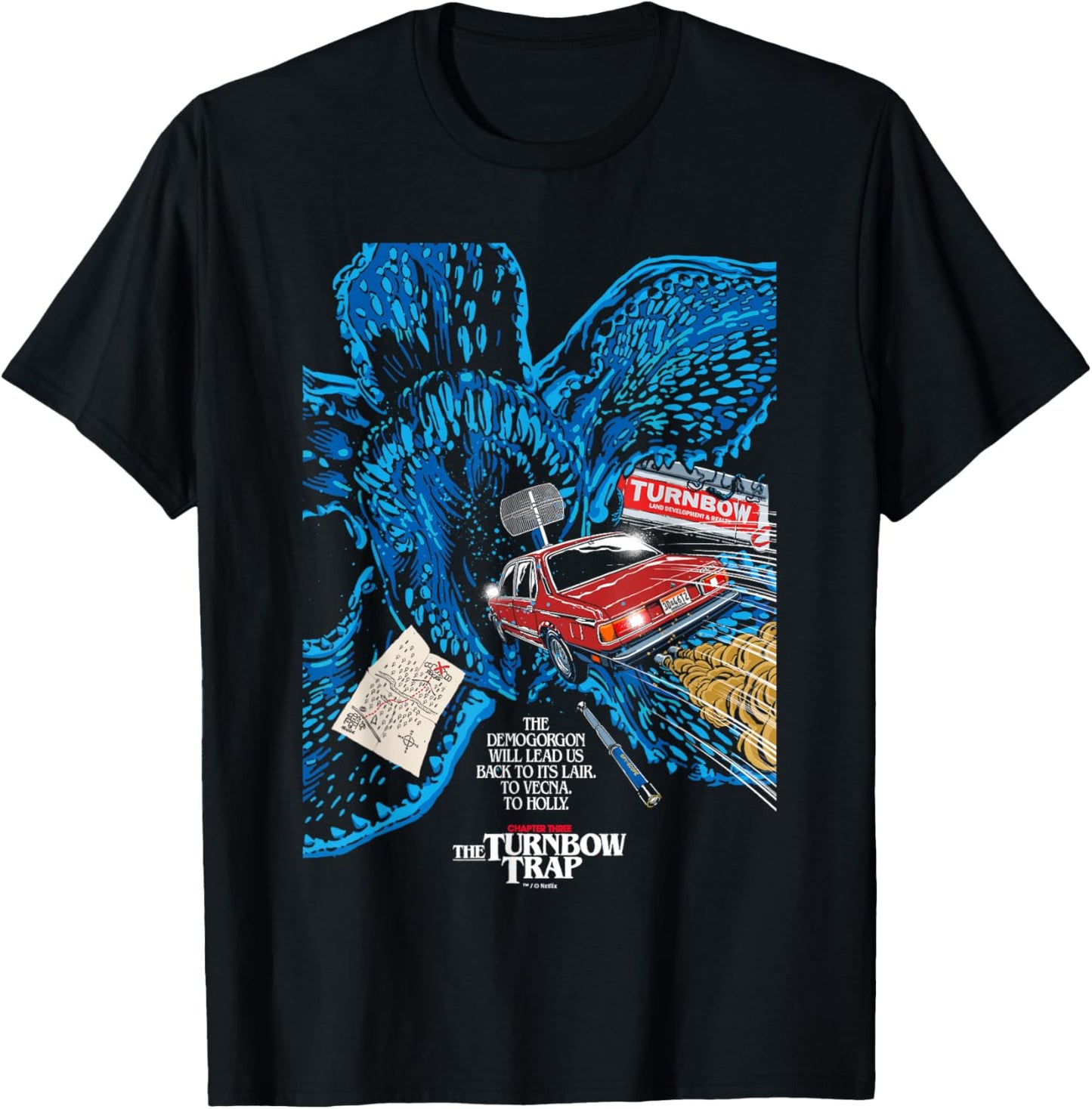 Stranger Things Season 5 X Butcher Billy The Turnbow Trap T-Shirt - T-Shirt | Black