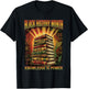 Black History Month Vintage Style Knowledge is Power T-Shirt - T-Shirt | Black