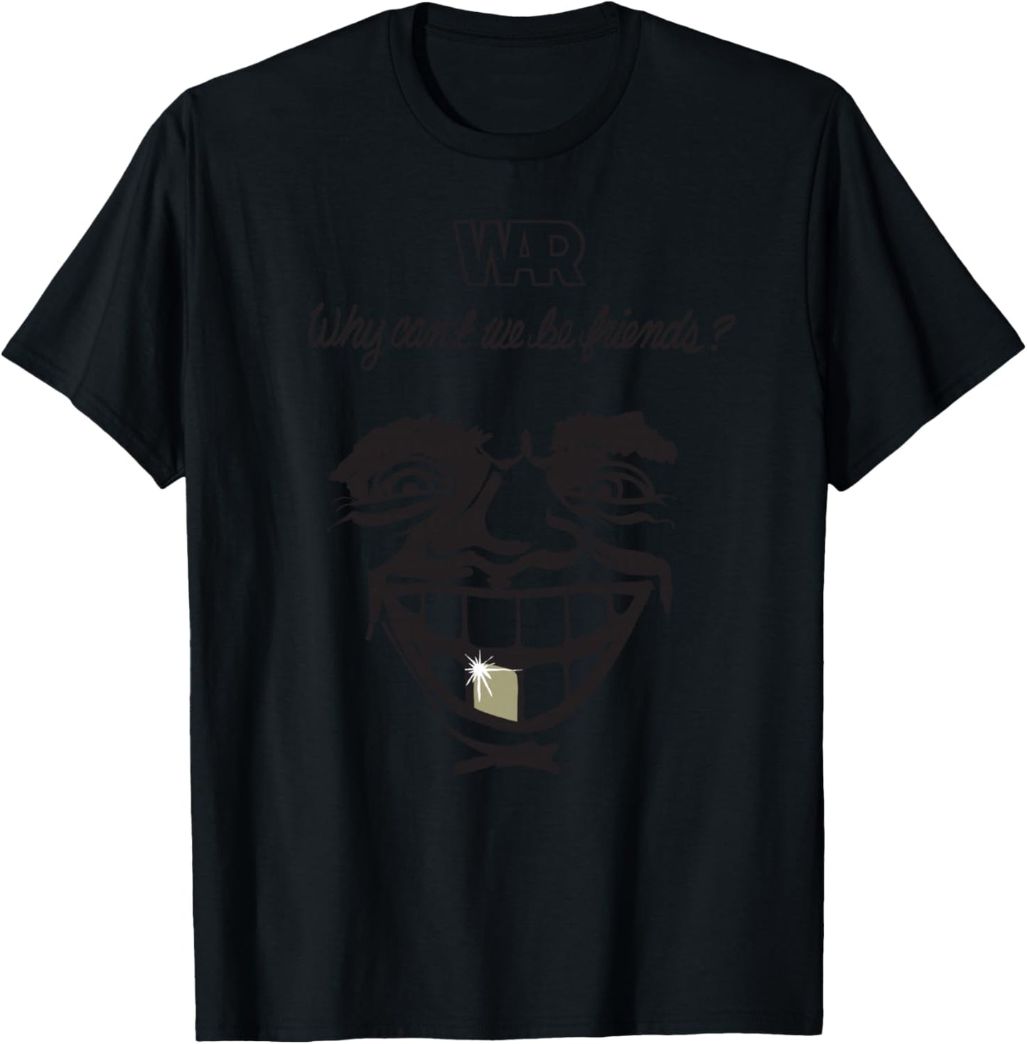 WAR Why Can't We Be Friends T-Shirt - T-Shirt | Black