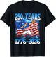 250 Years 1776 2026 250th Baseball American Flag 4th of July T-Shirt - T-Shirt | Black