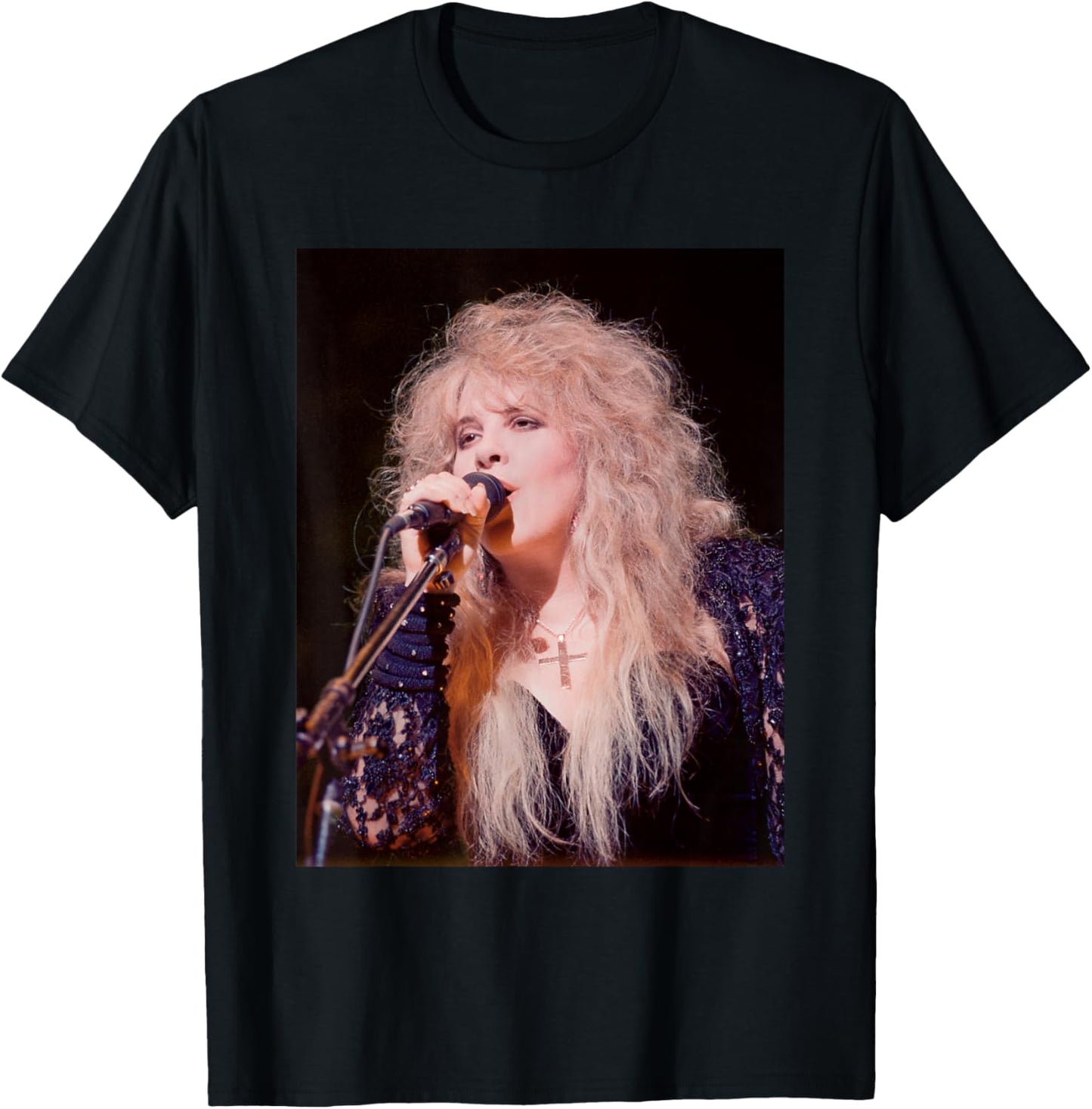 Fleetwood Mac Singer Stevie Nicks Dreams Live 1990 T-Shirt - T-Shirt | Black