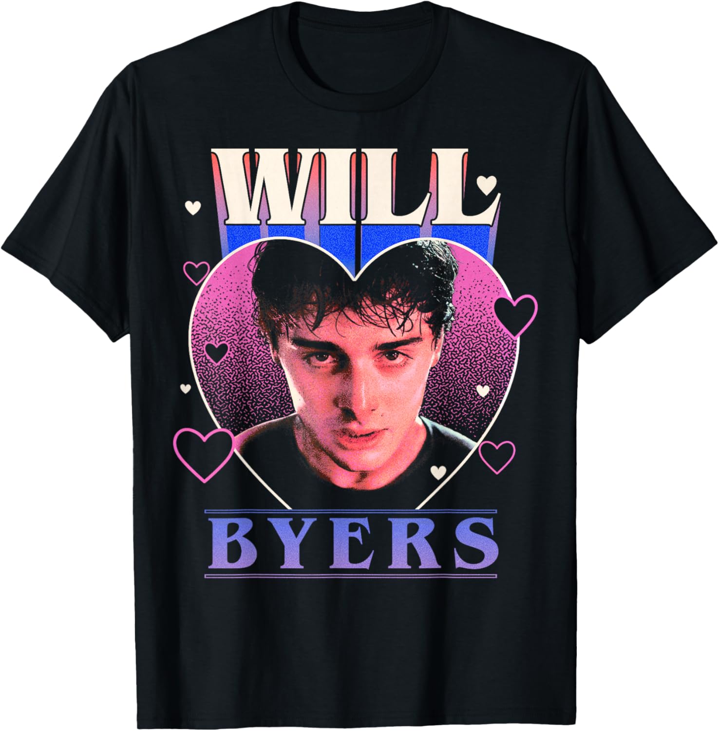 Stranger Things Valentine's Day Will Byers Will You Be Mine T-Shirt - T-Shirt | Black