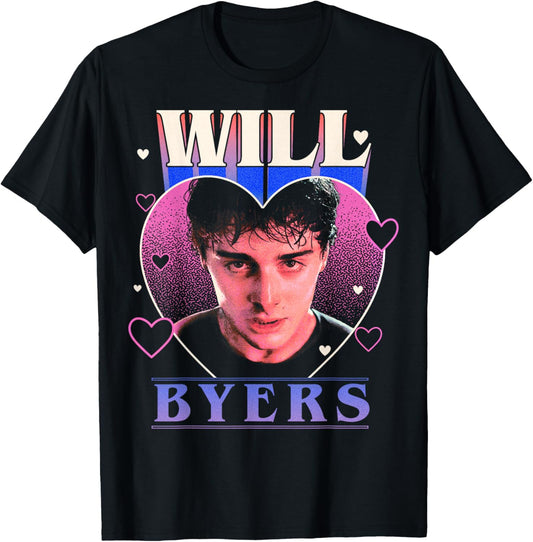 Stranger Things Valentine's Day Will Byers Will You Be Mine T-Shirt - T-Shirt | Black