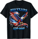 250 Years American 1776 2026 250th USA Birthday 4th of July T-Shirt - T-Shirt | Black