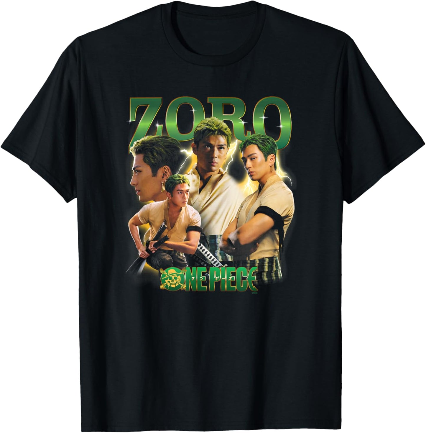Netflix One Piece Zoro Heartthrob Officially Licensed T-Shirt - T-Shirt | Black