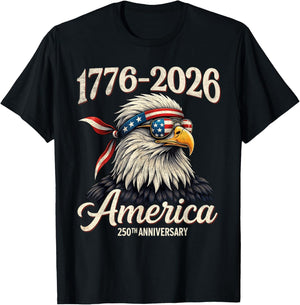 250 Years of Freedom We The People America T-Shirt - T-Shirt | Black