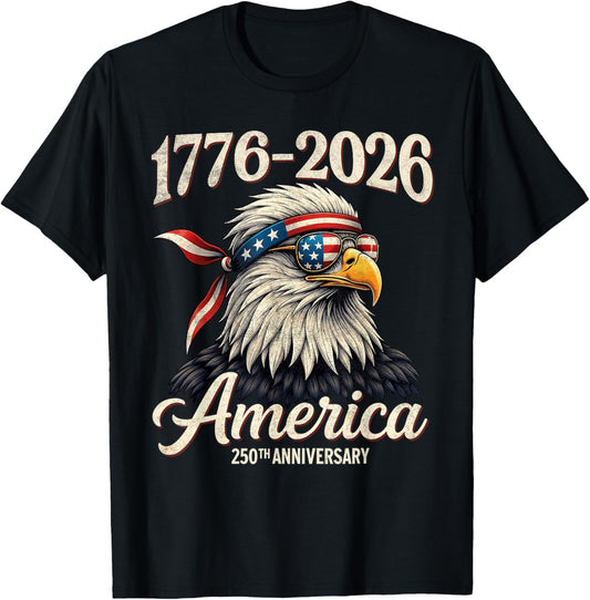 250 Years of Freedom We The People America T-Shirt - T-Shirt | Black