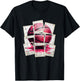 Vintage Pink Basketball Drip Toddler Girl T-Shirt - T-Shirt | Black