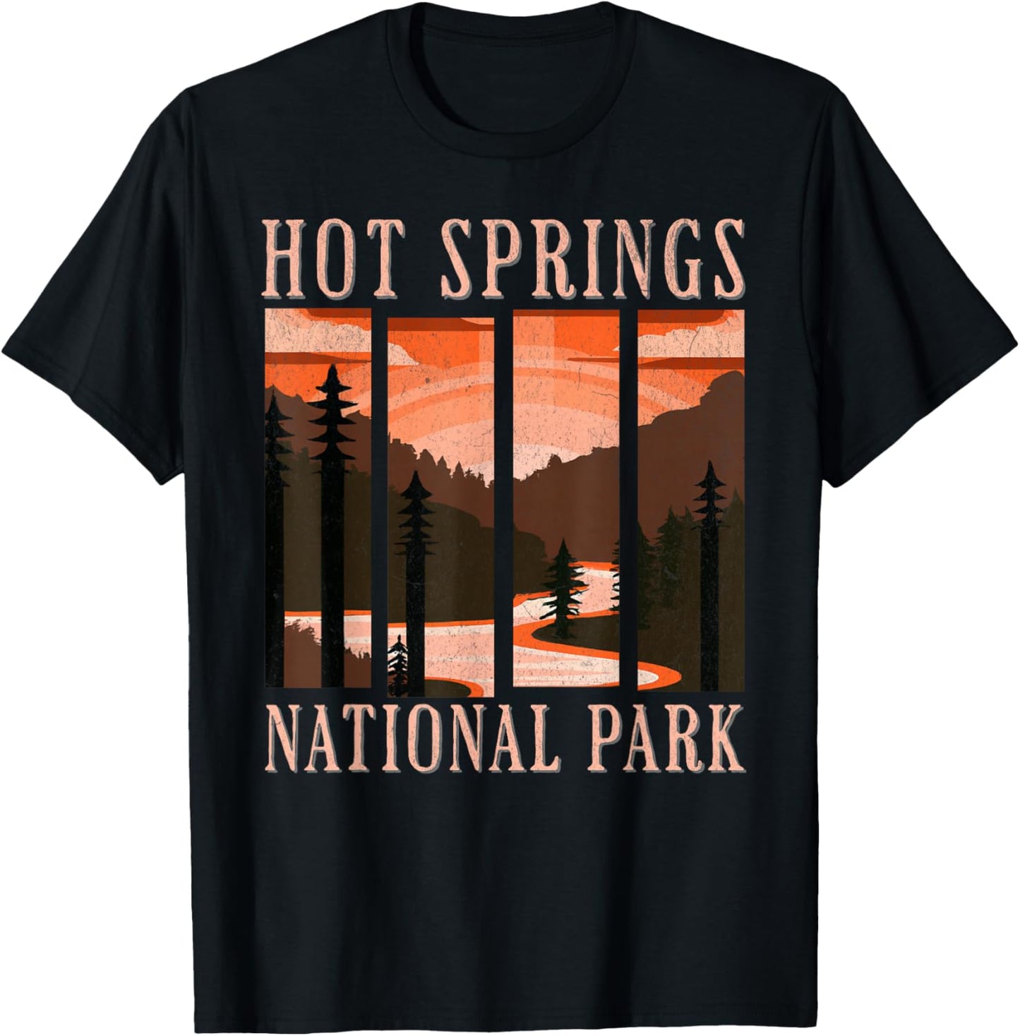 Hot Springs National Park T-Shirt - T-Shirt | Black