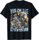 Yes I'm The Alpha in This Room Cool Funny Alpha Wolf Meme T-Shirt - T-Shirt | Black