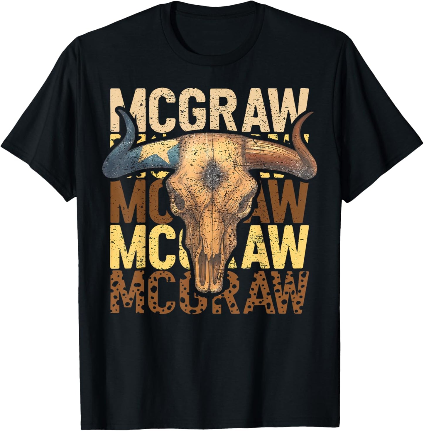 Vintage McGraw Name Retro Classic Gift Women Kid T-Shirt - T-Shirt | Black
