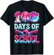 Survived 100 Days of School Baseball Ice Cream Drip Boy Kids T-Shirt - T-Shirt | Black