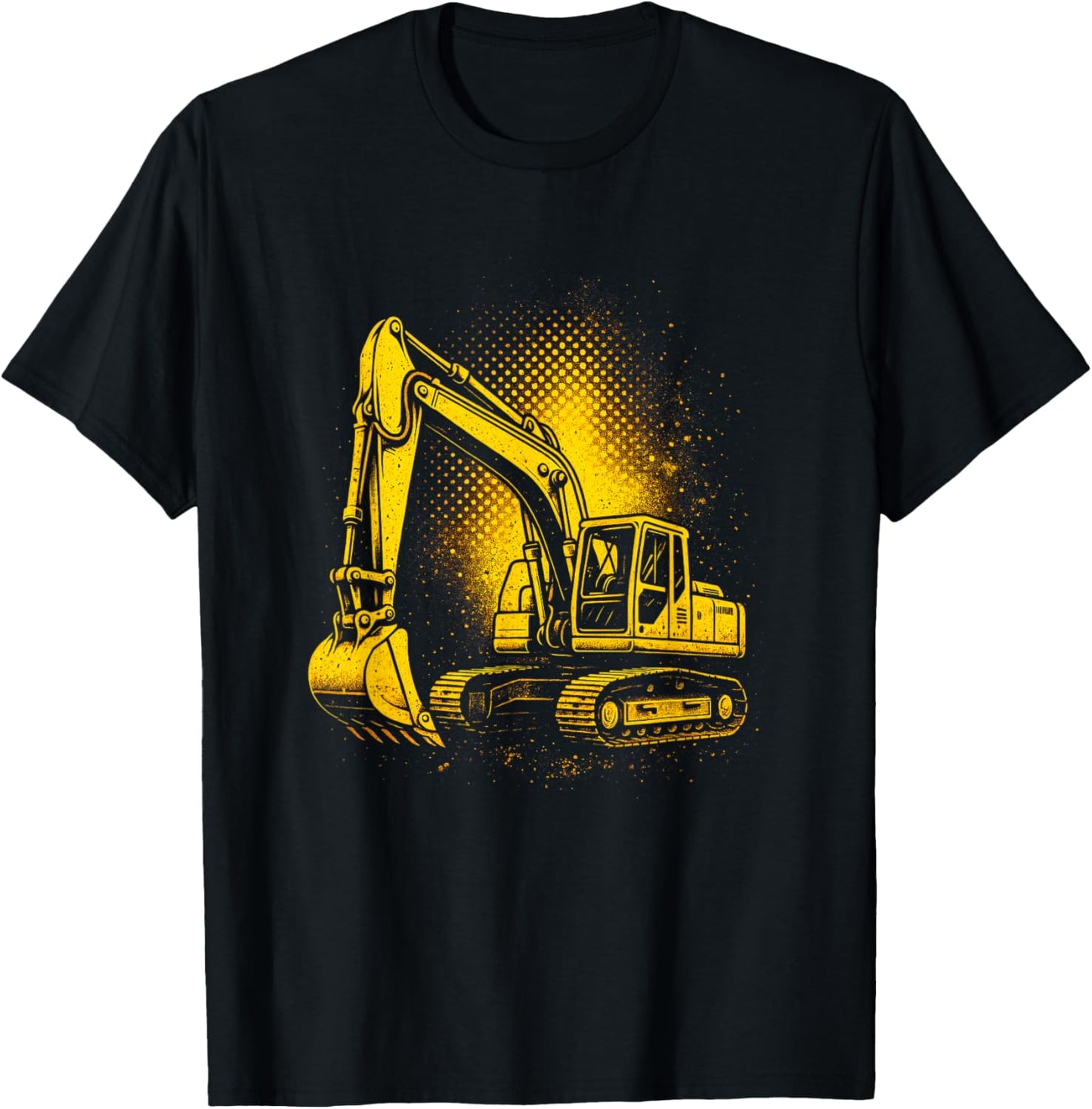 Excavator - Construction Work Truck Driver T-Shirt - T-Shirt | Black
