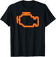 Check Engine Light T-Shirt - T-Shirt | Black
