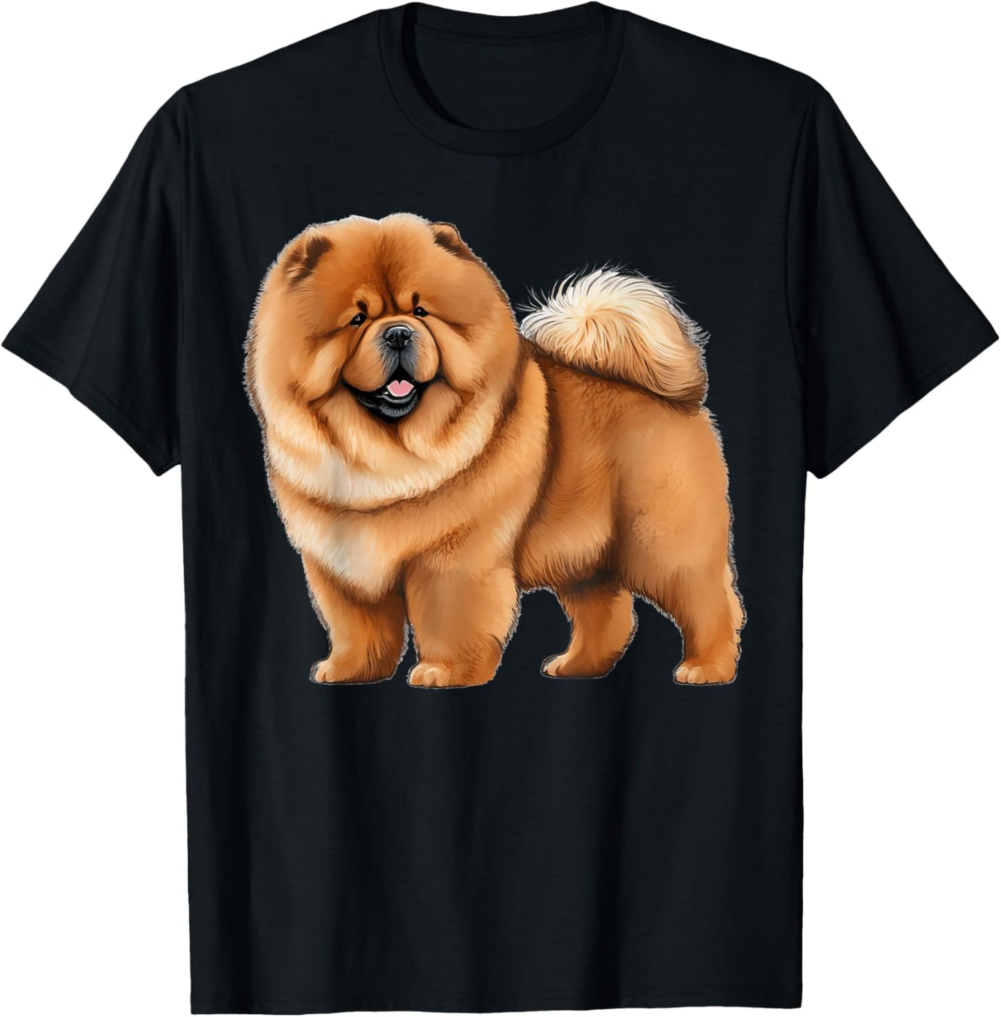 Chow Chow Dog Mom Dad Puppy Breeder Memorial T-Shirt - T-Shirt | Black