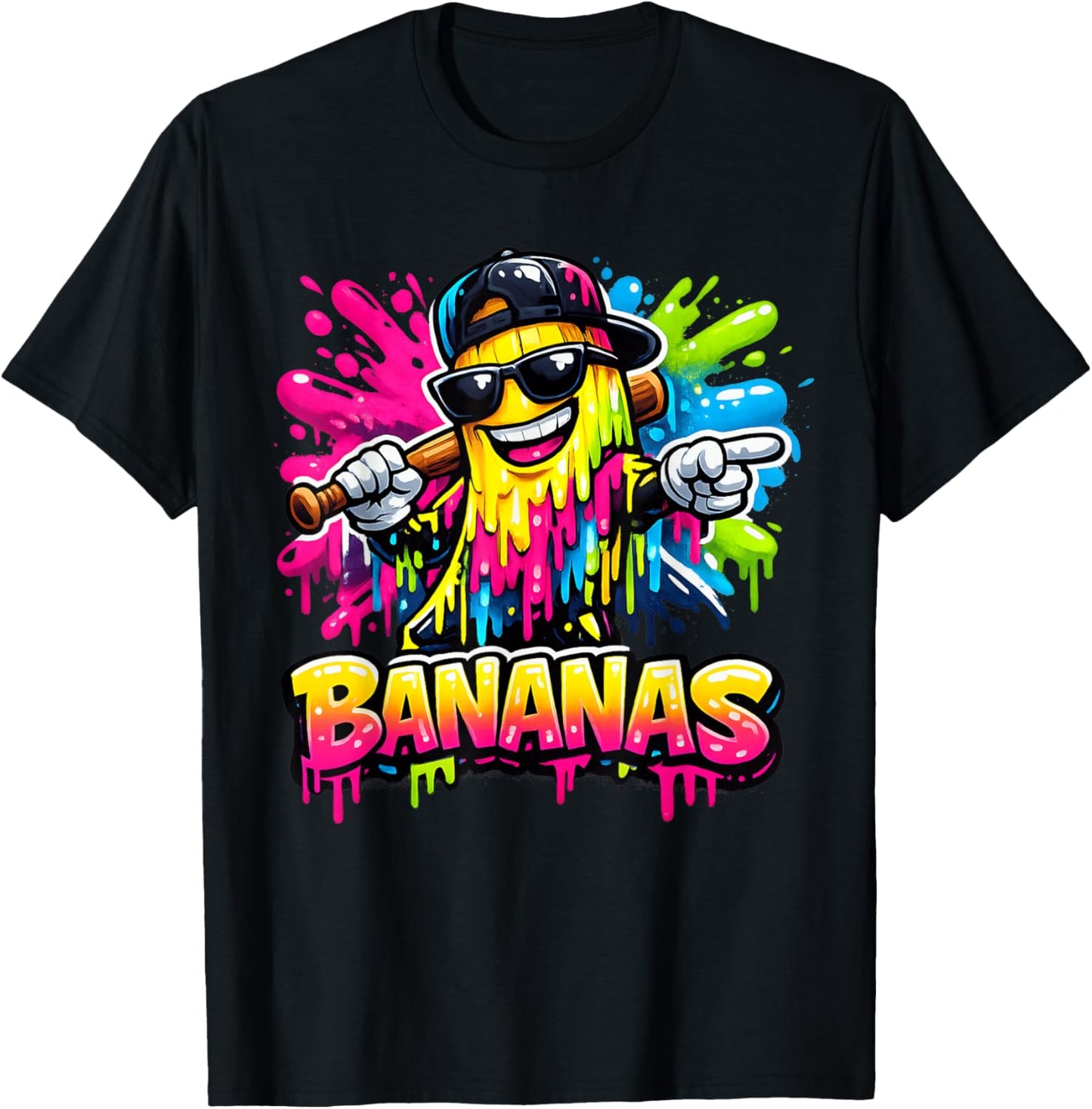 Funny Banana Coquette Bow Kids Girls Boys Youth Men T-Shirt - T-Shirt | Black