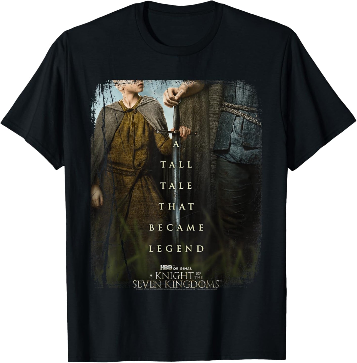 Knight of The Seven Kingdoms Key Art T-Shirt - T-Shirt | Black