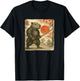 Capybara Samurai Japanese Warrior Costume Sumi-e Art Funny T-Shirt - T-Shirt | Black