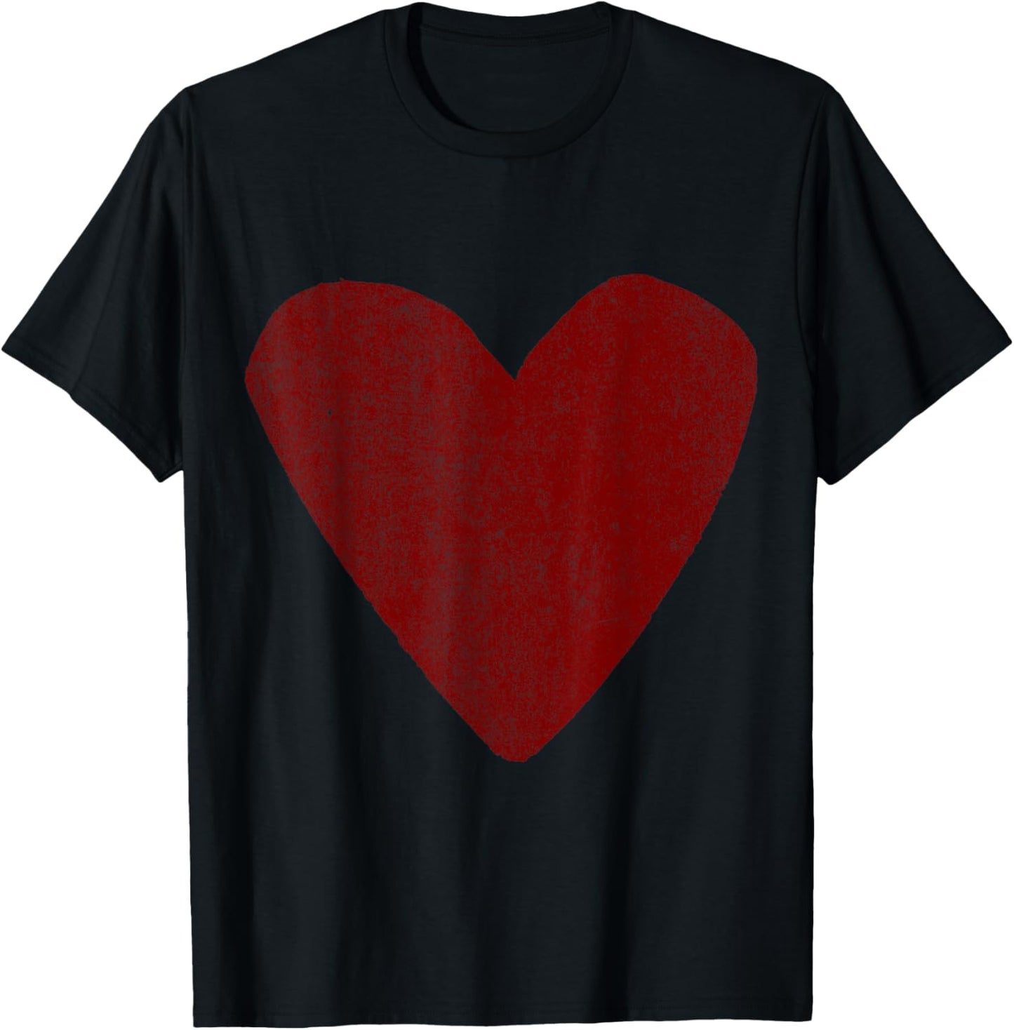 Positive Mental Health Awareness Colorful Heart Maroon T-Shirt - T-Shirt | Black