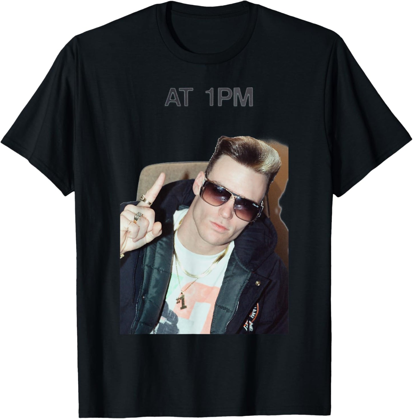 Vanilla Ice Rapper at Tower Records London 1990 T-Shirt - T-Shirt | Black