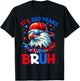 250th Anniversary Bruh Eagle Sunglasses 4th of July Kids boy T-Shirt - T-Shirt | Black