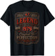 Vintage 1979 Limited Edition Shirt 47 Year Old 47th Birthday T-Shirt - T-Shirt | Black