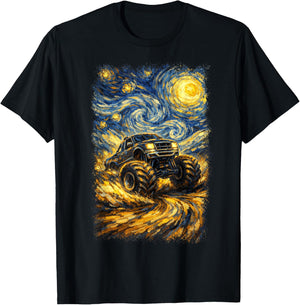 Monster Truck Adults Monster Truck Men Women T-Shirt - T-Shirt | Black