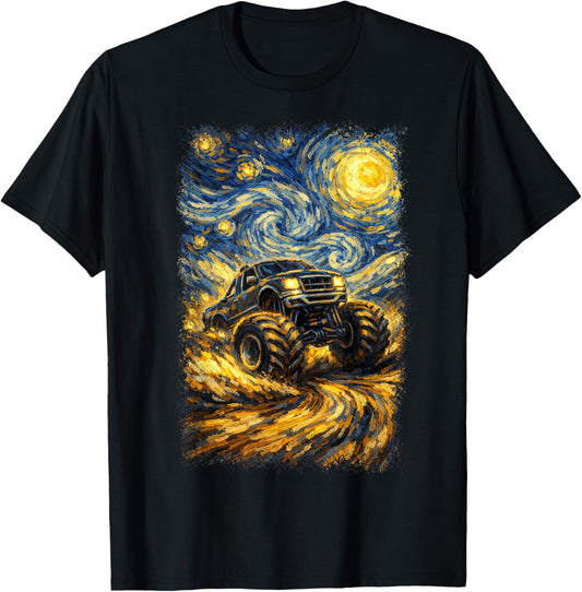 Monster Truck Adults Monster Truck Men Women T-Shirt - T-Shirt | Black