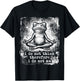Meditating Frog I Do Not Think Therefore I Do Not Am Zen T-Shirt - T-Shirt | Black