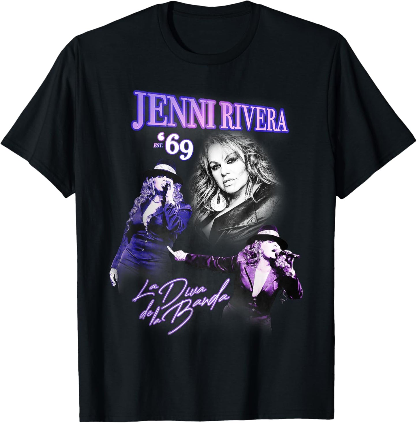 Official Jenni Rivera Nokia 2009 T-Shirt - T-Shirt | Black