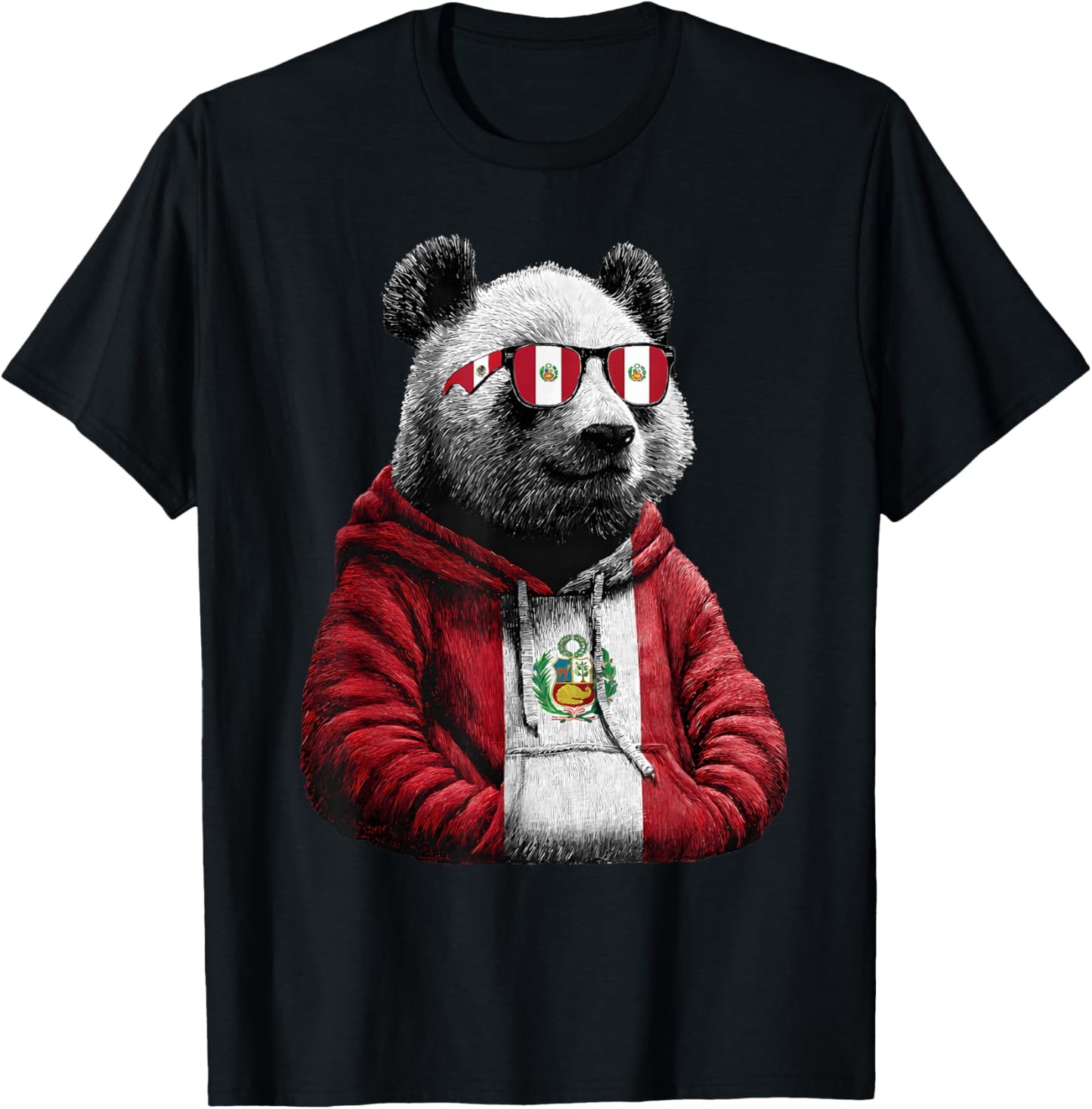 Peru Flag Peruvian Flag Peruvian Pride Peruvian Roots T-Shirt - T-Shirt | Black