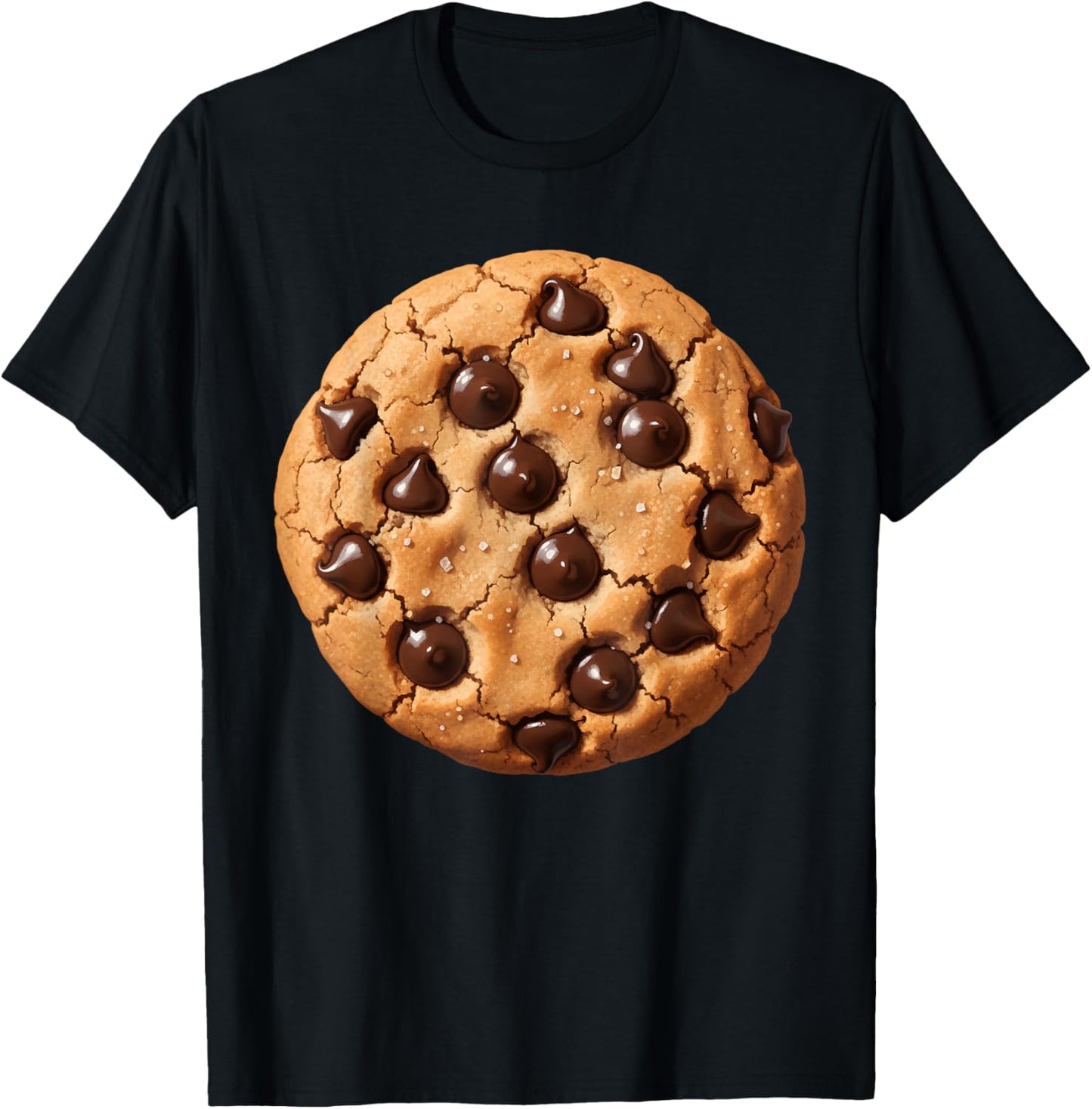 Chocolate Chip Cookie Bakery Biscuit Pastry Food Costume T-Shirt - T-Shirt | Black