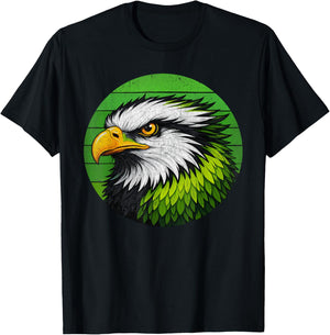 Retro Sea Hawk Men Women Kids Funny T-Shirt - T-Shirt | Black