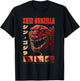 Shin Godzilla a City Doomed Collage with Kanji Monster Movie T-Shirt - T-Shirt | Black
