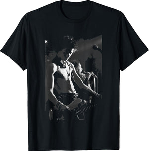 Sid Vicious Sex Pistols Bass Player Live 1977 T-Shirt - T-Shirt | Black