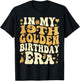 in My 19th Golden Birthday Era Girl Women Men Kids Groovy T-Shirt - T-Shirt | Black