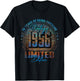 Vintage 1956 Limited Edition Shirt 70 Year Old 70th Birthday T-Shirt - T-Shirt | Black