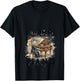 Women's Never Underestimate A Woman Who Plays Piano in Her Seventies V-Neck T-Shirt - T-Shirt | Black