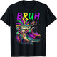 Mardigator Alligator Bruh Mardi Gras Costume Teens Boys Kids T-Shirt - T-Shirt | Black