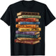 Black History Book Stack Leaders African American Pride T-Shirt - T-Shirt | Black