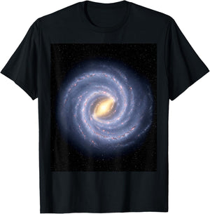 Milky Way Galaxy Astronomy Space Lovers T-Shirt - T-Shirt | Black