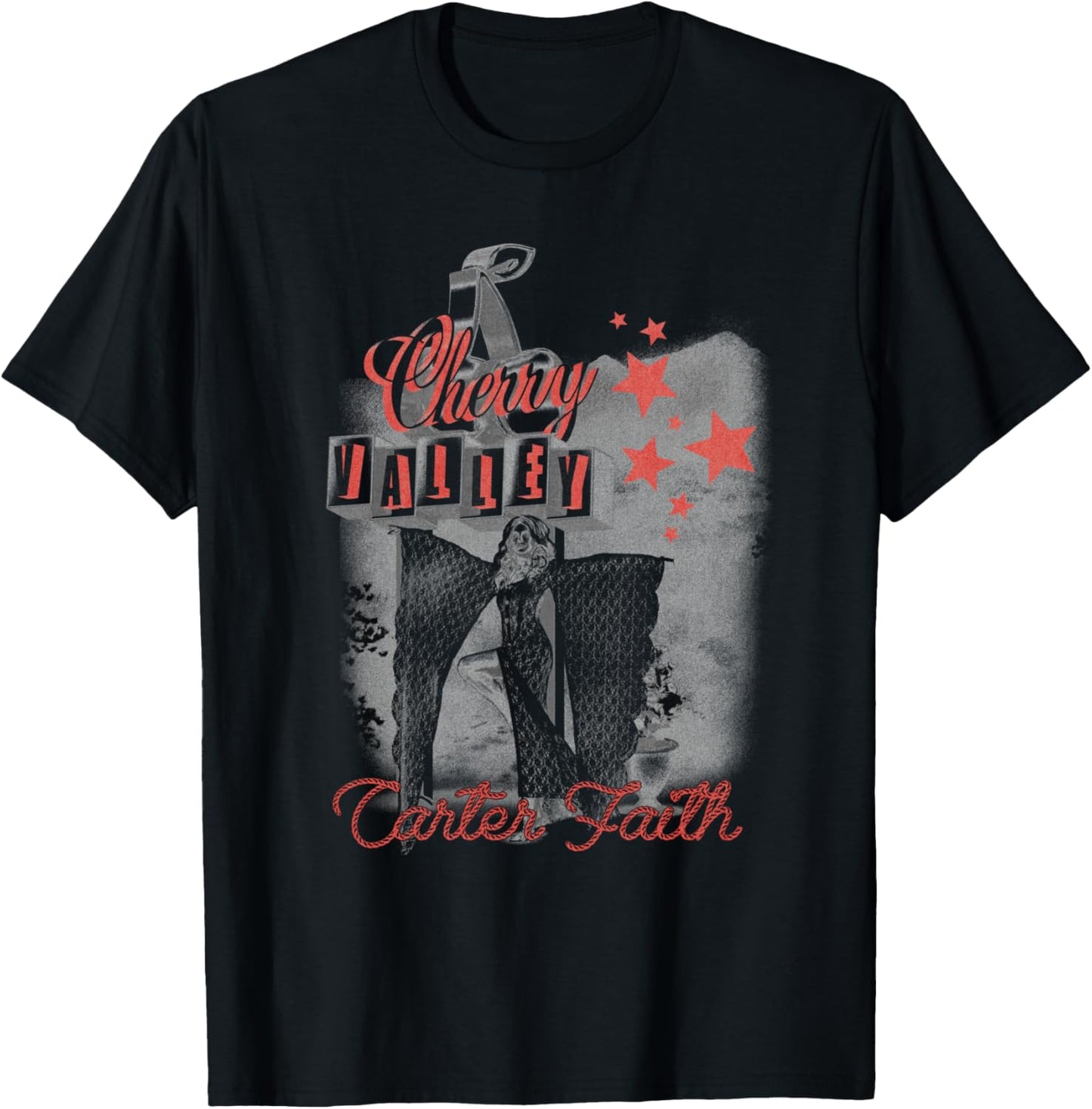 Official Carter Faith Cherry Valley T-Shirt - T-Shirt | Black