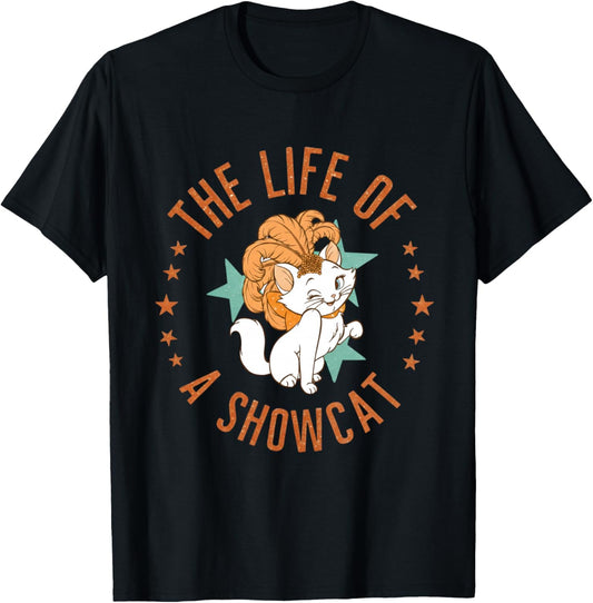 Funny Cat Era Life of Showcat Cat Lovers Men Women Kids T-Shirt - T-Shirt | Black