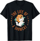 Funny Cat Era Life of Showcat Cat Lovers Men Women Kids T-Shirt - T-Shirt | Black
