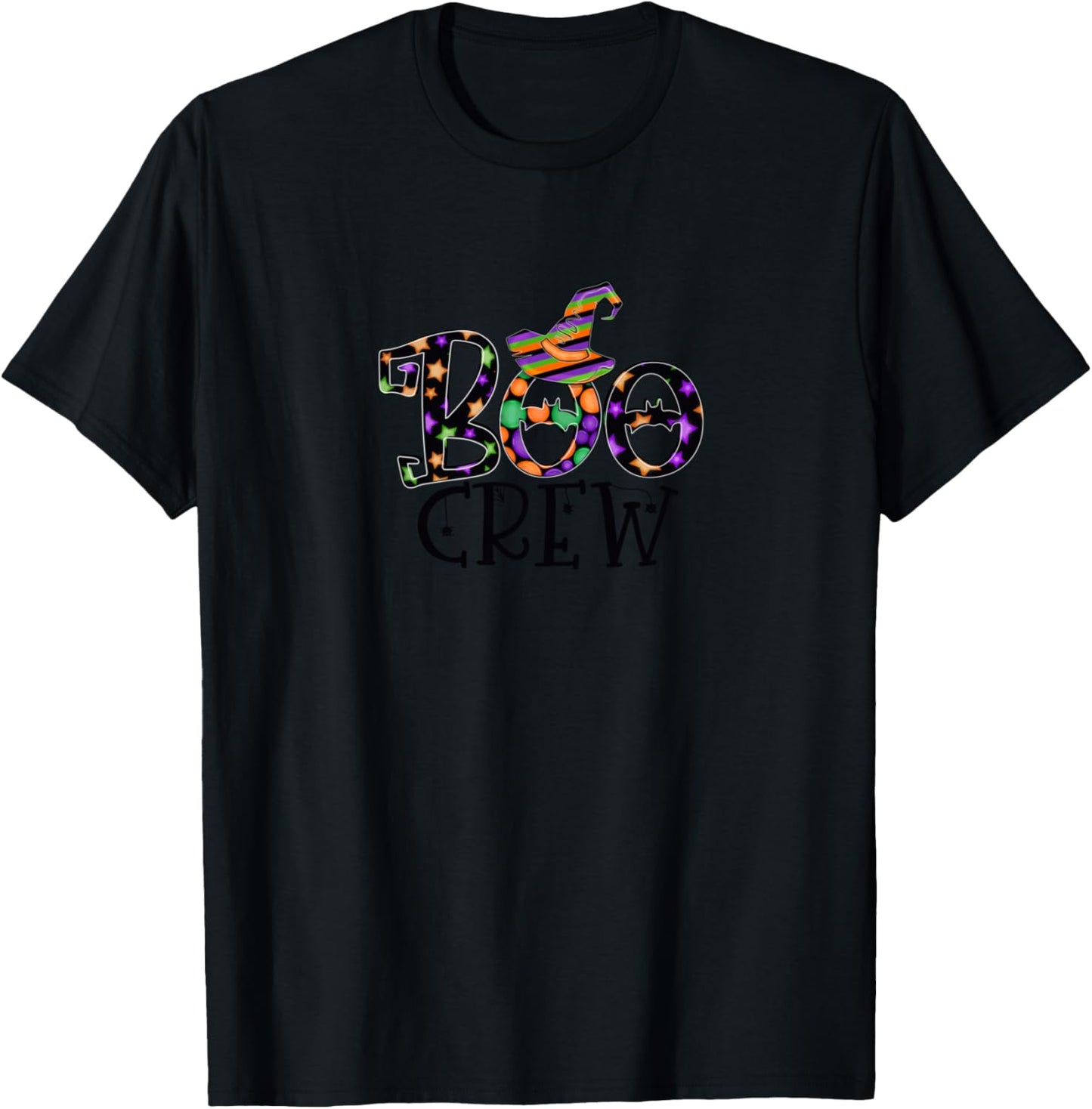 Boo Crew Halloween T-Shirt - T-Shirt | Black
