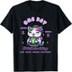 Cute Cat Watching K-Dramas and C-Dramas T-Shirt - T-Shirt | Black