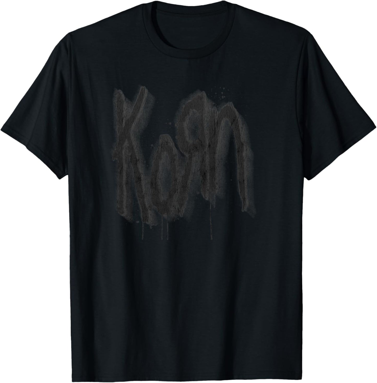 Korn Spray Paint Logo T-Shirt - T-Shirt | Black