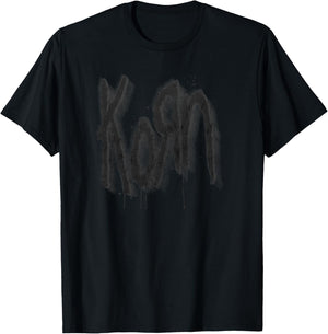 Korn Spray Paint Logo T-Shirt - T-Shirt | Black