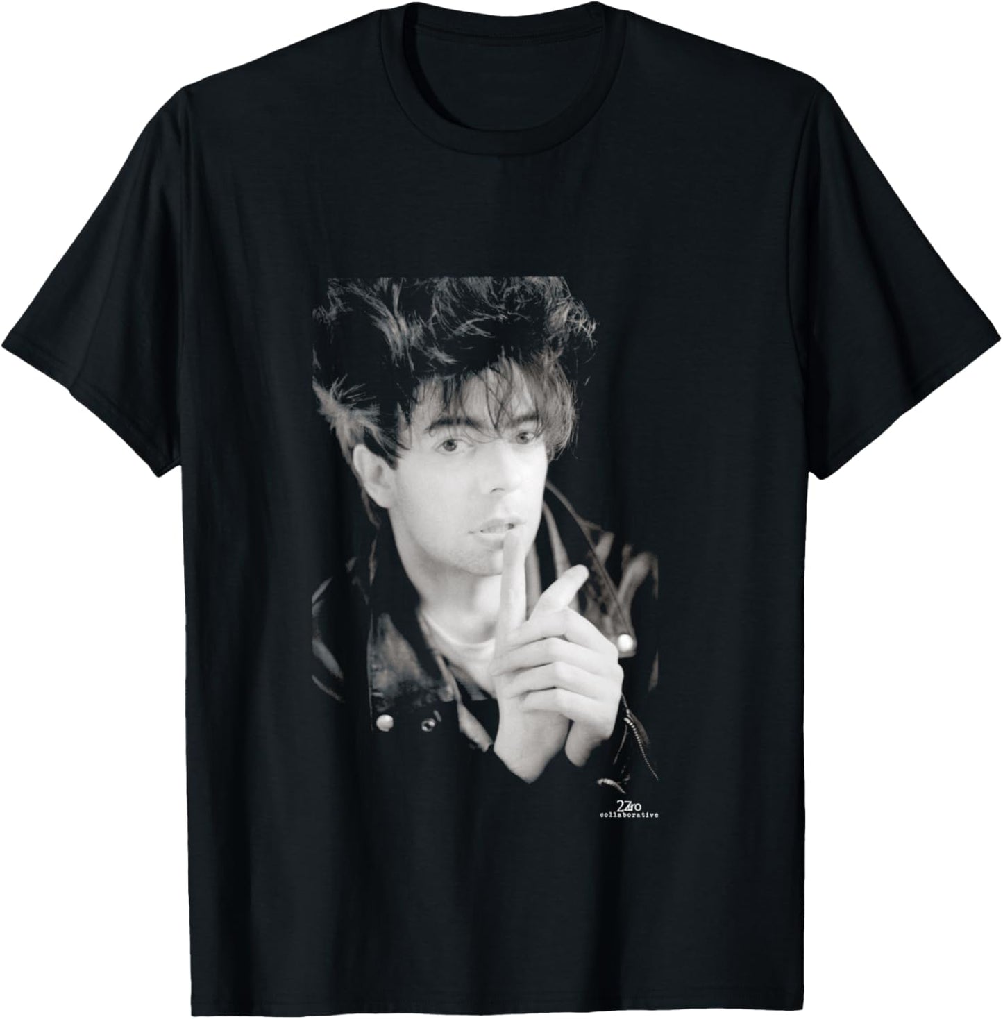 Ian McCulloch Echo & The Bunnymen Portrait by Phil Nicholls T-Shirt - T-Shirt | Black